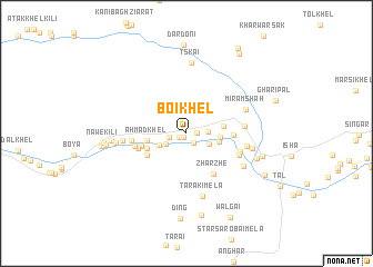 map of Boi Khel