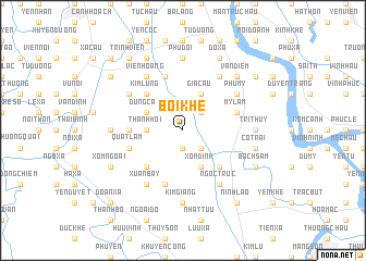 map of Bối Khê