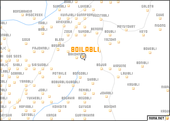 map of Boilabli