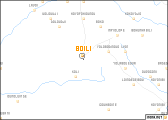 map of Boili