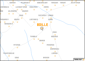 map of Boillé