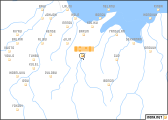 map of Boimbi