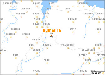 map of Boimente