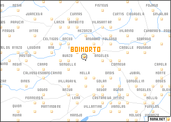 map of Boimorto