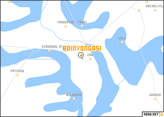 map of Boinyongasi