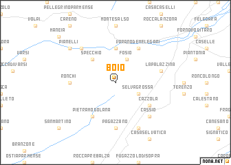 map of Boio