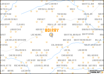 map of Boiray
