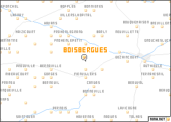 map of Boisbergues