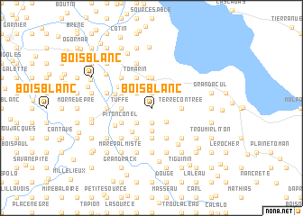 map of Bois Blanc