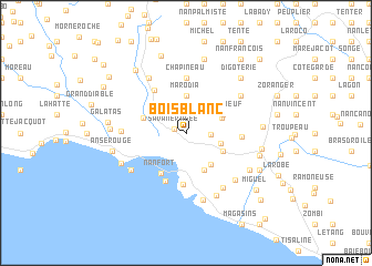 map of Bois Blanc