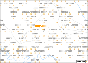 map of Boisbolle