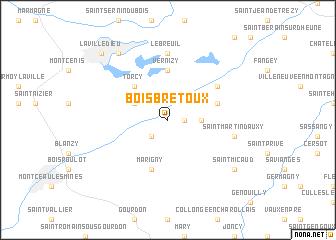 map of Bois Bretoux