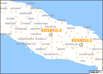 map of Bois Brûlé