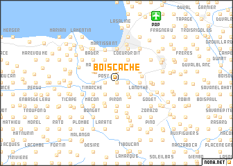 map of Bois Caché