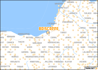 map of Bois Carré