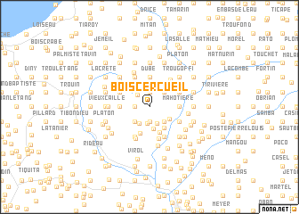 map of Bois Cercueil