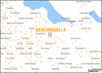 map of Bois Chandelle