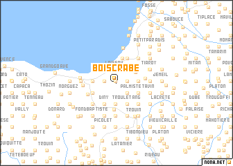 map of Bois Crabe