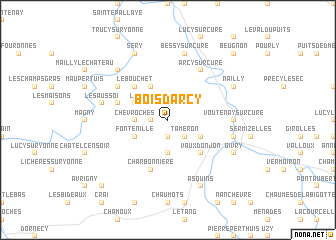 map of Bois-dʼArcy