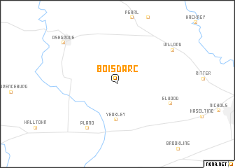 map of Bois D\