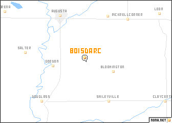 map of Bois d\