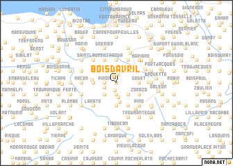 map of Bois dʼAvril