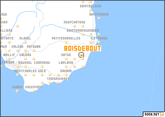 map of Bois Debout