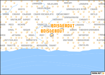 map of Bois Debout