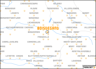 map of Bois-de-Gand