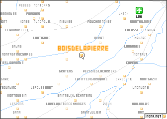 map of Bois-de-la-Pierre