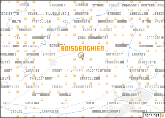 map of Bois dʼEnghien