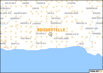 map of Bois Dentelle