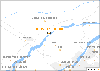 map of Bois-des-Filion