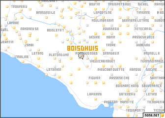 map of Bois dʼHuis