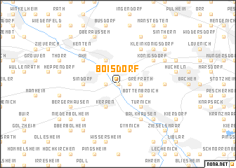 map of Boisdorf