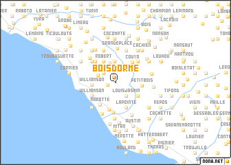 map of Bois dʼOrme