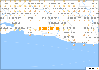 map of Bois dʼOrme