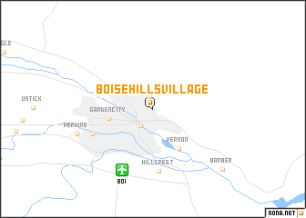 map of Boise Hills Village