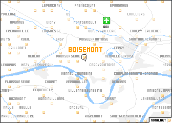 map of Boisemont