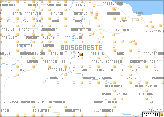 map of Bois Geneste