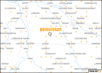 map of Bois-Gisson