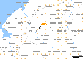 map of Boisias