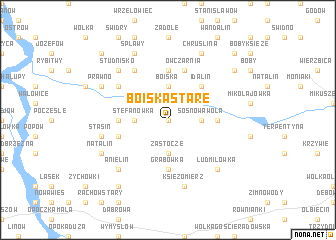 map of Boiska Stare