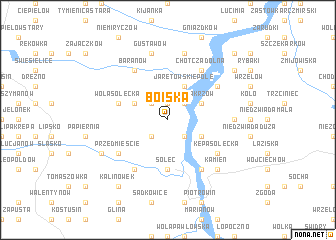map of Boiska