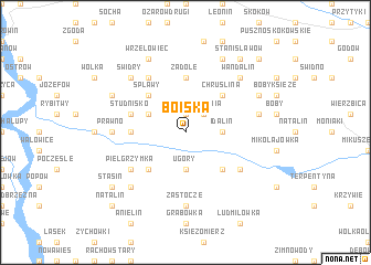 map of Boiska