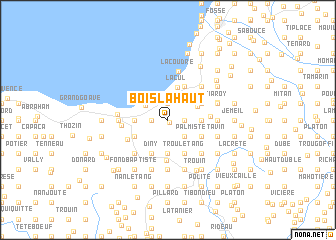 map of Bois La Haut