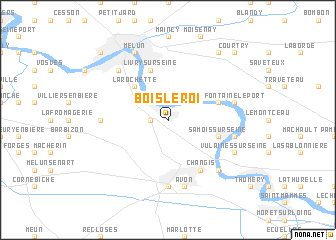 map of Bois-le-Roi