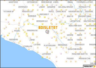 map of Bois lʼÉtat