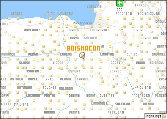 map of Bois Maçon