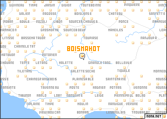 map of Bois Mahot